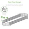 Best Choice Products 8x2x1ft Outdoor Metal Raised Oval Garden Bed, Planter Box for Vegetables, Flowers